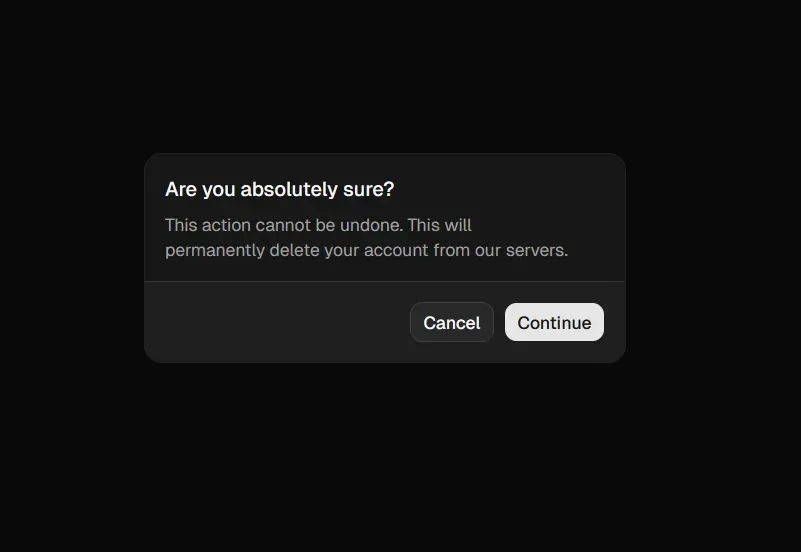 Alert Dialog